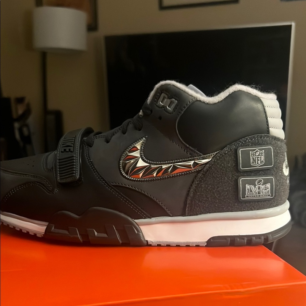 Nike Black and White NFL Sneakers